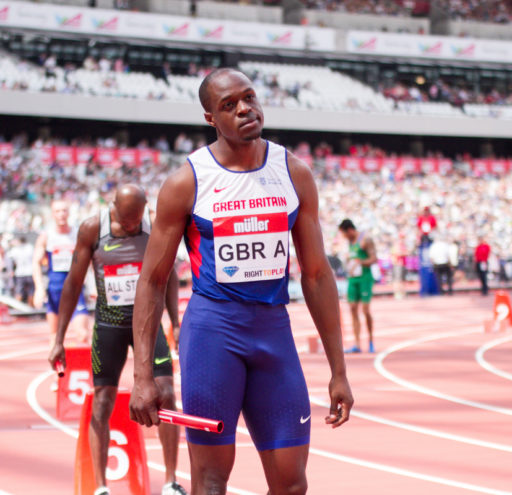 James Dasolu 4x100 relay