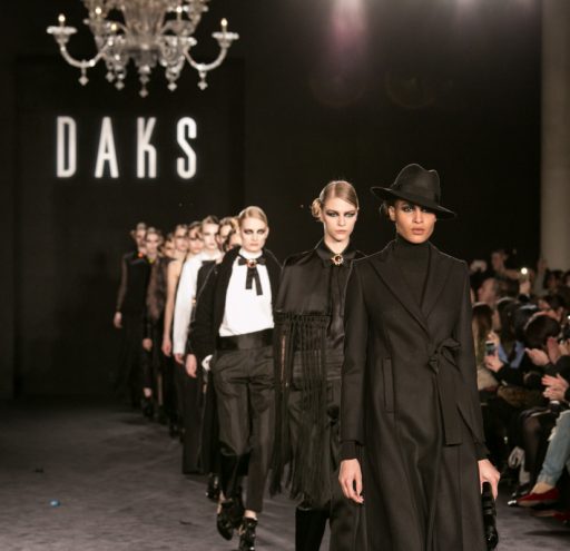The DAKS catwalk collection at LFW AW16