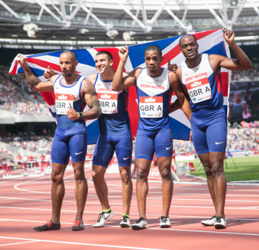 Team GB mens 4x100